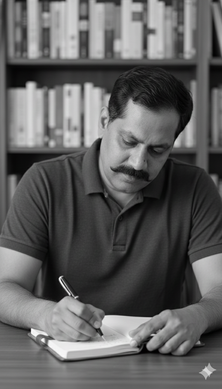 A thoughtful portrait of Prasad Kuna, author of The Truth Loop.